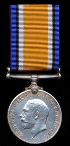 British War Medal. Silver issue (702 Pte. F. N. Cumming, …