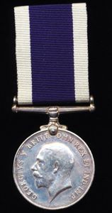 Naval Long Service and Good Conduct Medal. GV coinage head …