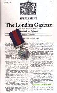 Indian Distinguished Service Medal. GVI issue (18781 Sep. Man Singh, …