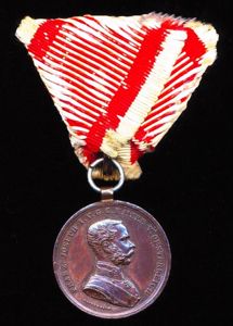 Austria (Empire): Bravery Medal. Emperor Franz Joseph. First type issue …