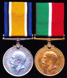 A long serving 'Wireless Operators' Great War Mercantile Marine medal …