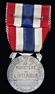 France: Medal of Honour for the National Police (Medaille D'Honneur …