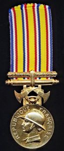 France: Medal of Honour for Firefighters (Medaille d'Honneur Des Sapeurs-Pompiers). …