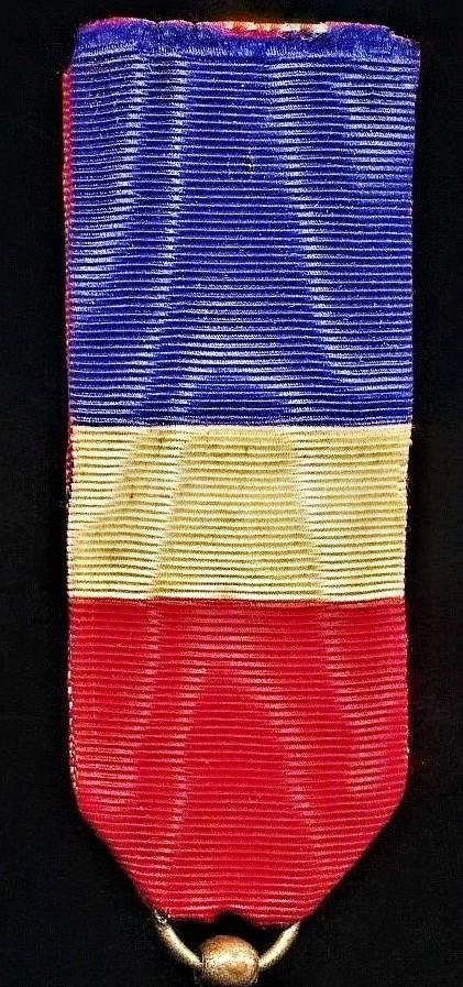 Medal of Honour of Labour (Medaille D'Honneur du Travail). Lucien Larochette design model. Silver grade (this silvered bronze metal — image 3