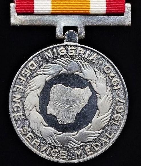 Nigeria (Republic): Defence Service Medal 1967-1970 — image 2