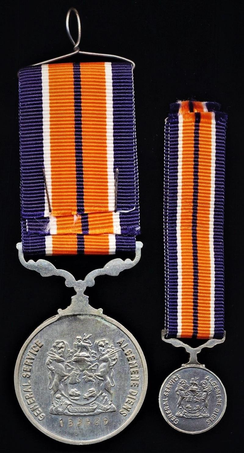 South Africa (Republic): General Service Medal (133929) — image 3