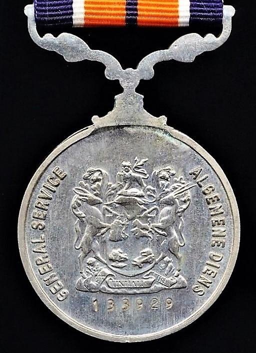 South Africa (Republic): General Service Medal (133929) — image 4