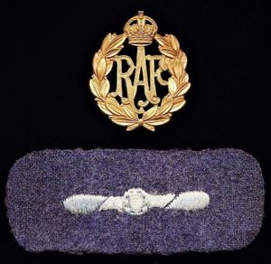 Royal Air Force: Lot Royal Air Force 'King's Crown' cap …