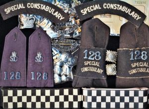 British Police: Quantity of EIIR reign police insignia, mostly pertaining …
