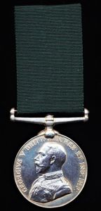 Volunteer Force Long Service Medal (India & the Colonies). GV …