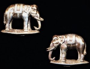 British India: South India Railway Battalion. Pair of Officer's English …