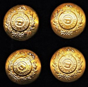 Auxiliary Force India: South India Railway Battalion. Set of 4 …