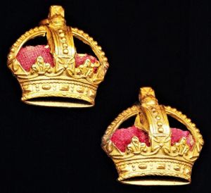 British Indian Army: Pair of Major's / Colonel's Crown full-size …