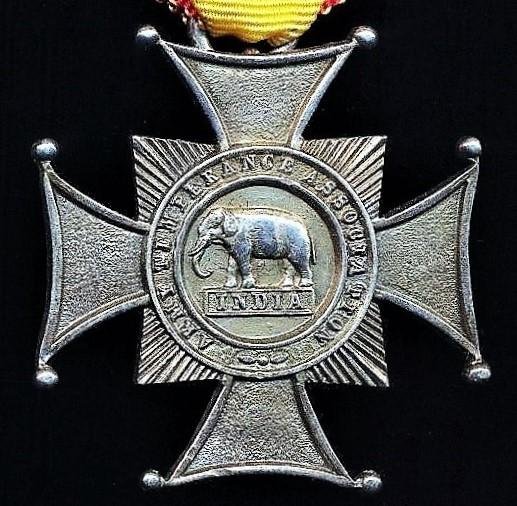 Army Temperance Association India: Eight Year Medal (ATAI.8) 'The Assaye Star', with integral top riband bar, and the campaign clasp 'Somaliland 1903-04' — image 2