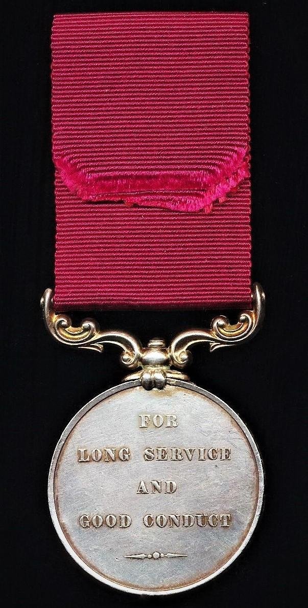 Military Long Service & Good Conduct Medal. Victorian 3rd issue (1166: Prit: John: Livingston: 28th.) — image 3