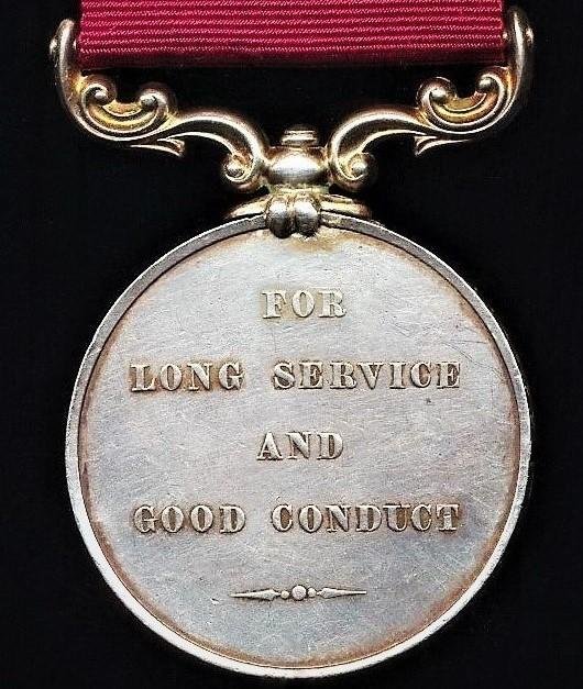 Military Long Service & Good Conduct Medal. Victorian 3rd issue (1166: Prit: John: Livingston: 28th.) — image 4