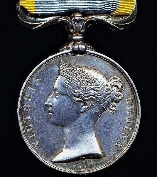 Crimea Medal 1854-56. No clasp — image 2