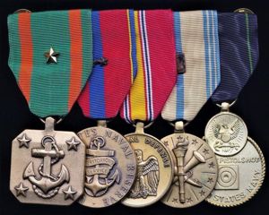 United States: A United States Navy 'Naval Reserve' medal group …