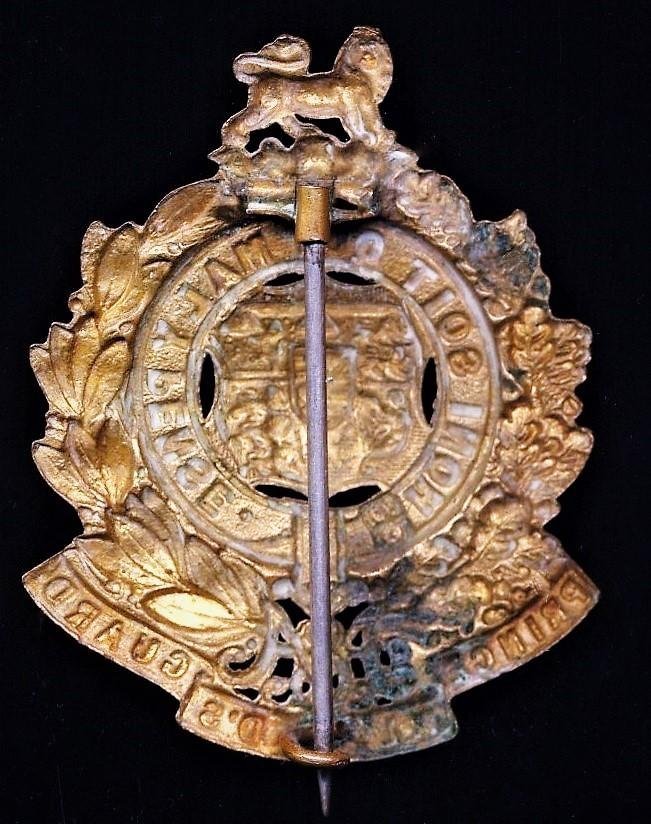 Union of South Africa: Prince Alfred's Guard. Brass helmet badge — image 2
