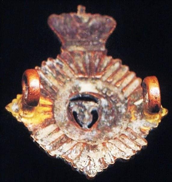 Union of South Africa: Duke of Edinburgh's Own Rifles. Ducal crown. Copper collar badge — image 2