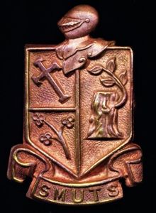 Union of South Africa: Regiment Smuts. Gilding metal collar & …