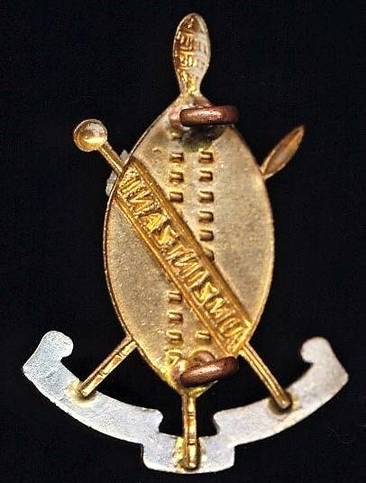 Republic of South Africa: Prince Alfred's Guard. Bi-metal beret cap badge — image 2
