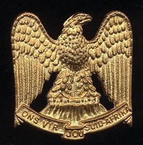 Republic of South Africa: Regiment Louw Wepener. Gilding metal collar …