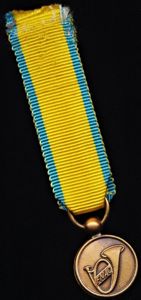 France: Miniature Medal of the Federation of Veterans of the …