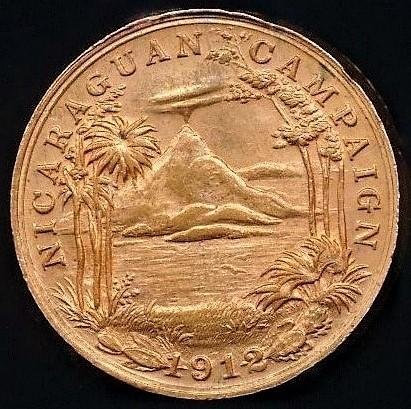 United States: Nicaraguan Campaign Medal (1912). United States Marine Corps reverse — image 2