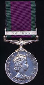 General Service Medal 1962-2006. With clasp 'Borneo' (24172 PC Leo …