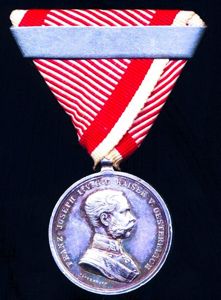 Austria (Imperial): Bravery Medal. Emperor Franz Joseph obverse. Silver Second …