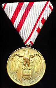 Austria (Republic): War Service Medal 1914-1918