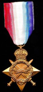 1914-15 Star (No. 567 Dvr.L.Nk. Dost Mohd, 21/Mtn. Batty F.F.)