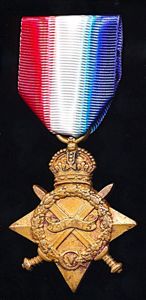 1914-15 Star (No. 1189 Dvr. Shan, 27/Mtn. By.)