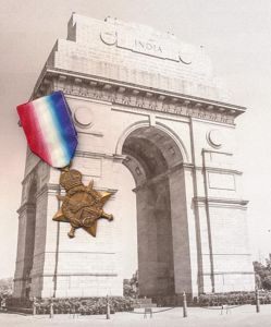 1914-15 Star (No. 390 Dvr. Gulab Khan, 29/Mtn. Bty. F.F.)