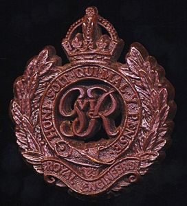 Royal Engineers. GVI King's Crown Second World War economy issue …