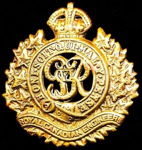 Canada (Dominion): Royal Canadian Engineers. Gilding metal die struck King's …