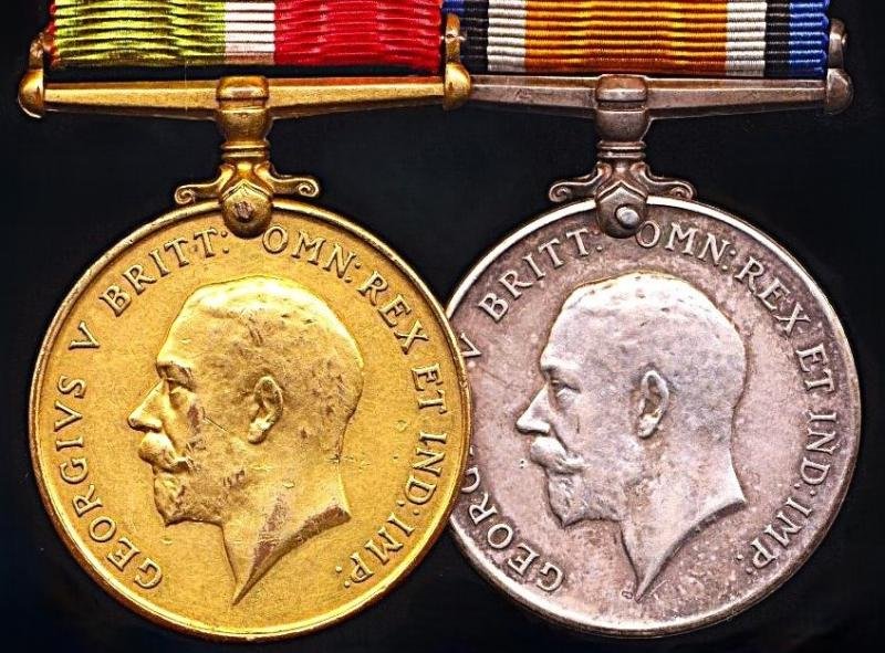 An Extremely Rare - one of only two - Mercantile Marine Great War Medal pair to a a seaman from Montenegro: Bosun Risto Vojichich, British Mercantile Marine — image 3