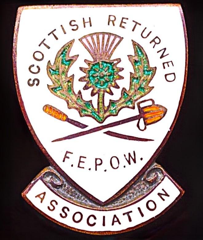 Scottish Returned Far East Prisoner of War Association: Gilded Bronze & Enamelled Lapel Badge — image 3