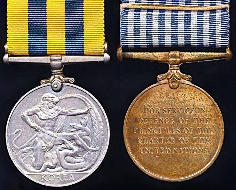 A Very Scarce Hong Kong Chinese Naval Serviceman's Korean War campaign medal pair: Steward Lam Shiu Kuen, Royal Navy — image 4