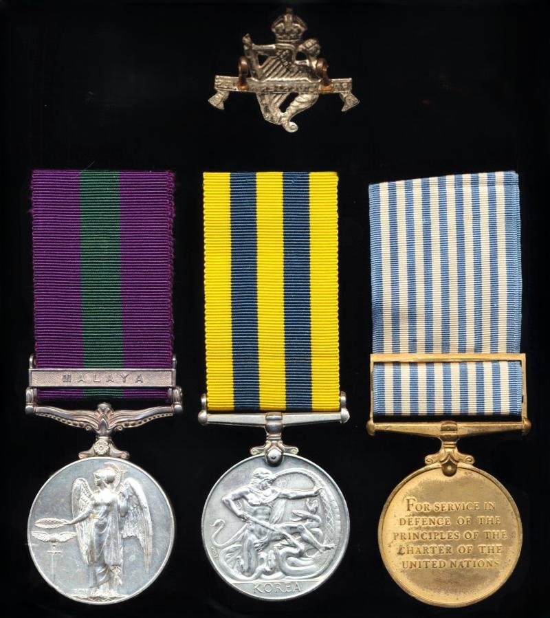 A Malaya Emergency & Confirmed Battle of Imjin River 'St. George's Day' Korean War Casualty group of 3: Private E. Jobson, Green Howards, attached Royal Ulster Rifles & Royal Northumberland Fusiliers — image 3