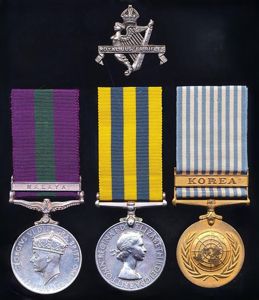 A Malaya Emergency & Confirmed Battle of Imjin River 'St. …