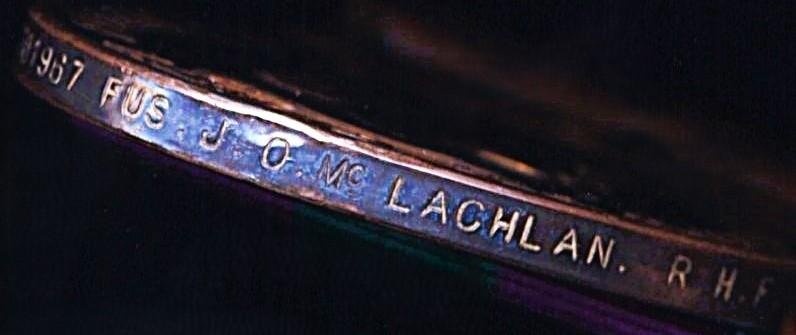 A Jock's 'Barren Rocks of Aden' campaign and United Nations 'Cyprus' service medal pair: Fusilier J. O. McLachlan, 1st Battalion Royal Highland Fusiliers — image 4