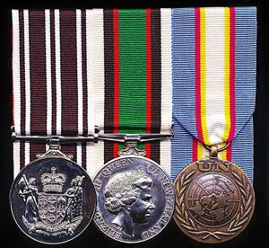 New Zealand Army Overseas & Campaign Service Medal Group of …