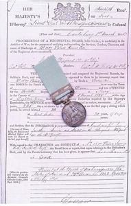 Army of India Medal 1799-1826. With clasp 'Ava'. With officially …