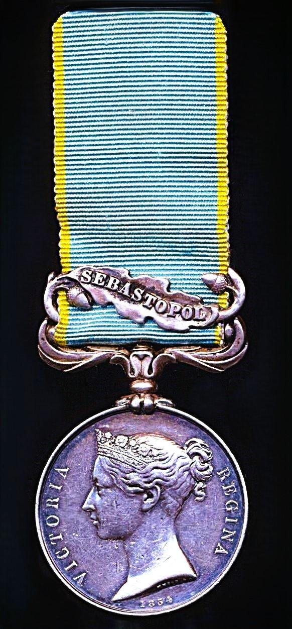 Crimea Medal 1854-56. With clasps 'Sebastopol; (3597. Charles. Muirhead. 42. Royal. Highlanders) — image 2