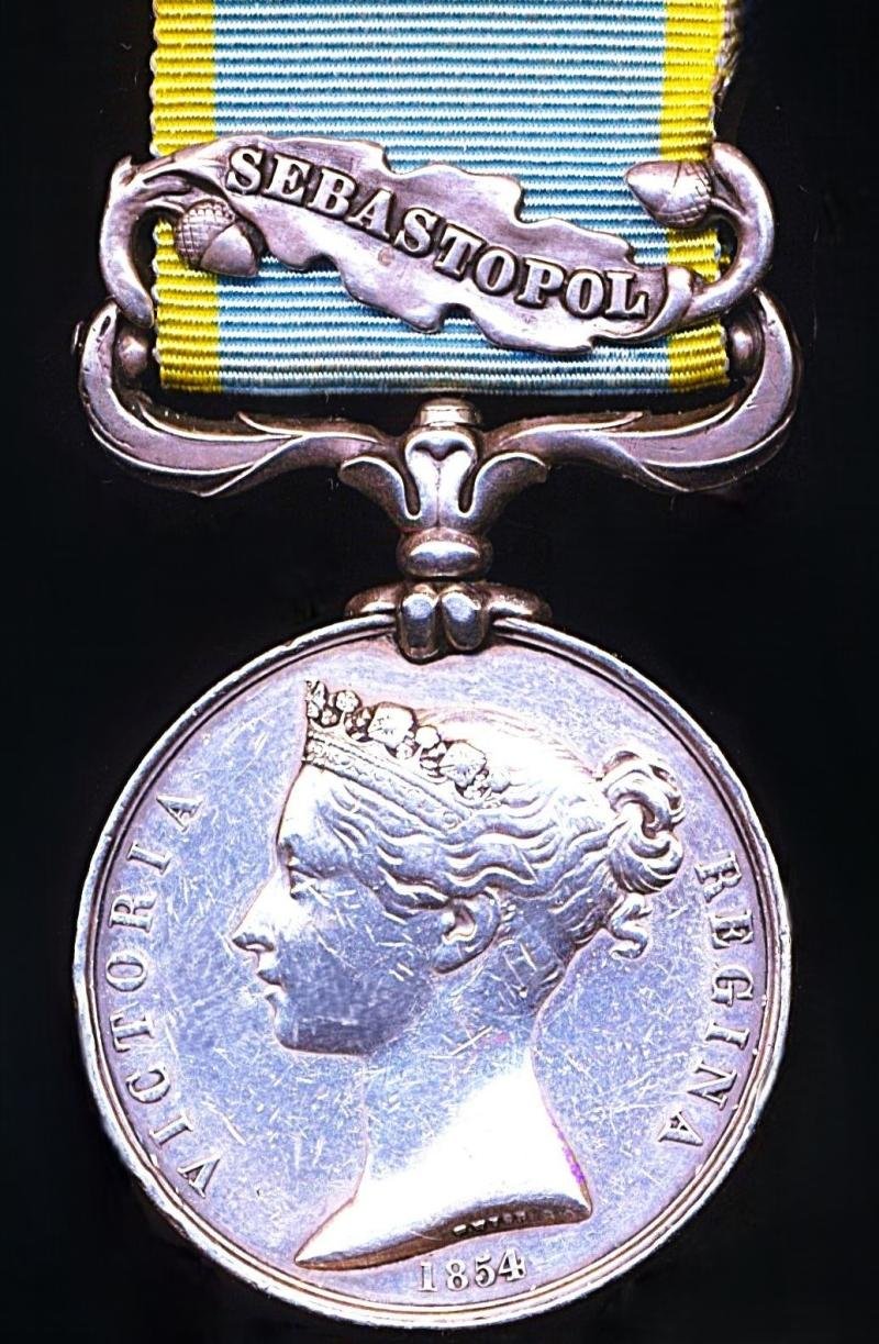 Crimea Medal 1854-55, With clasp 'Sebastopol' (No. 2664. Corpl Hugh. McCall. 72nd High****rs) — image 2