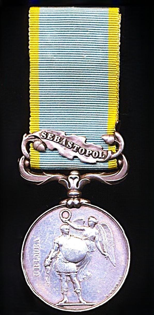 Crimea Medal 1854-55, With clasp 'Sebastopol' (No. 2664. Corpl Hugh. McCall. 72nd High****rs) — image 3