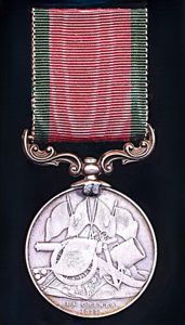 Turkey: Crimea Medal 1855. With 'Sardinia' flag reverse