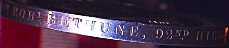 Indian Mutiny Medal 1857-59. No clasp (Capt. Robt. Bethune, 92nd. Highlanders) — image 5